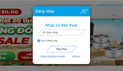 giao diện phần mềm vinaphone plus trên máy tính